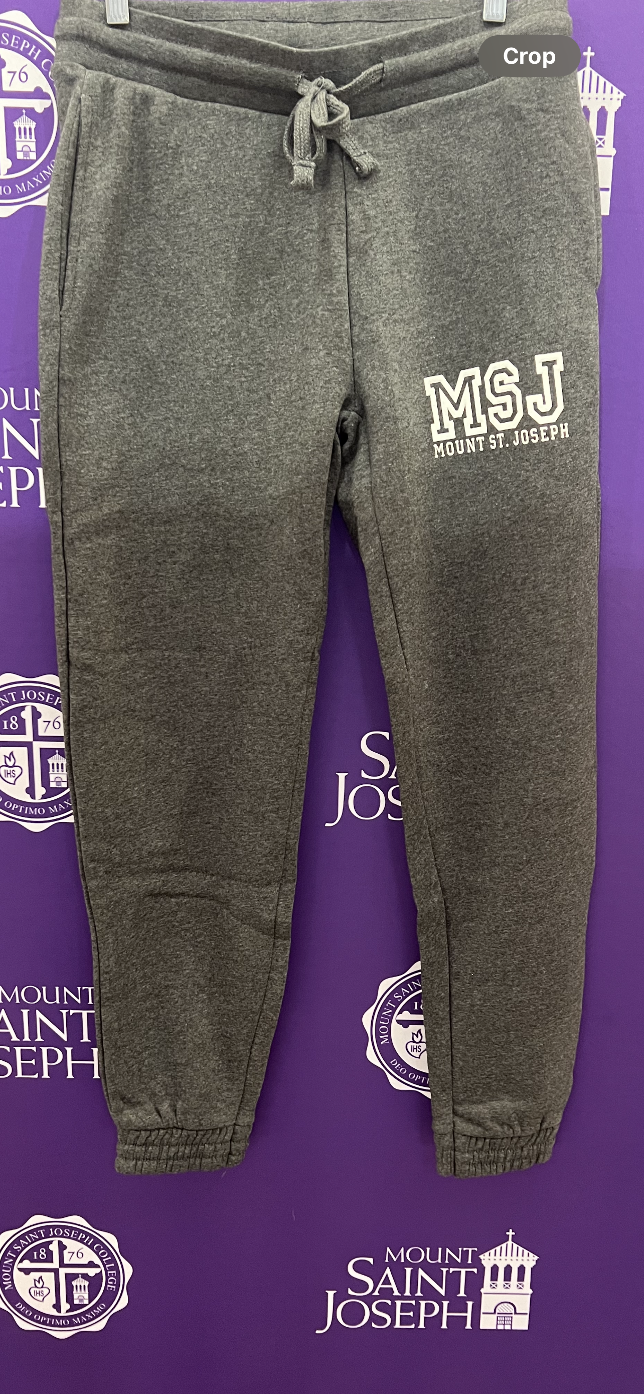 Womens Black Vintage Fleece Pant