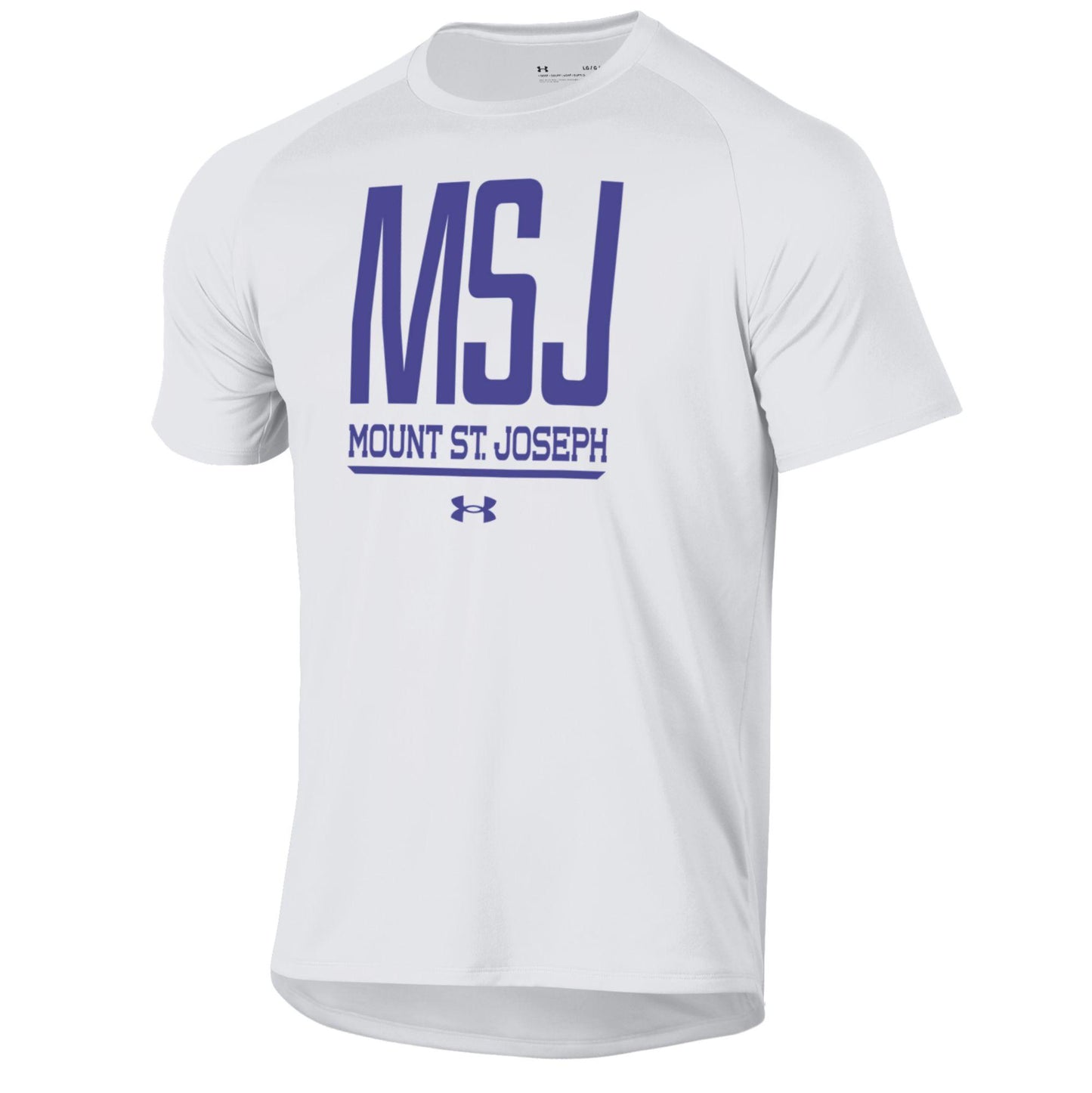 Mens UA White Tech Tee