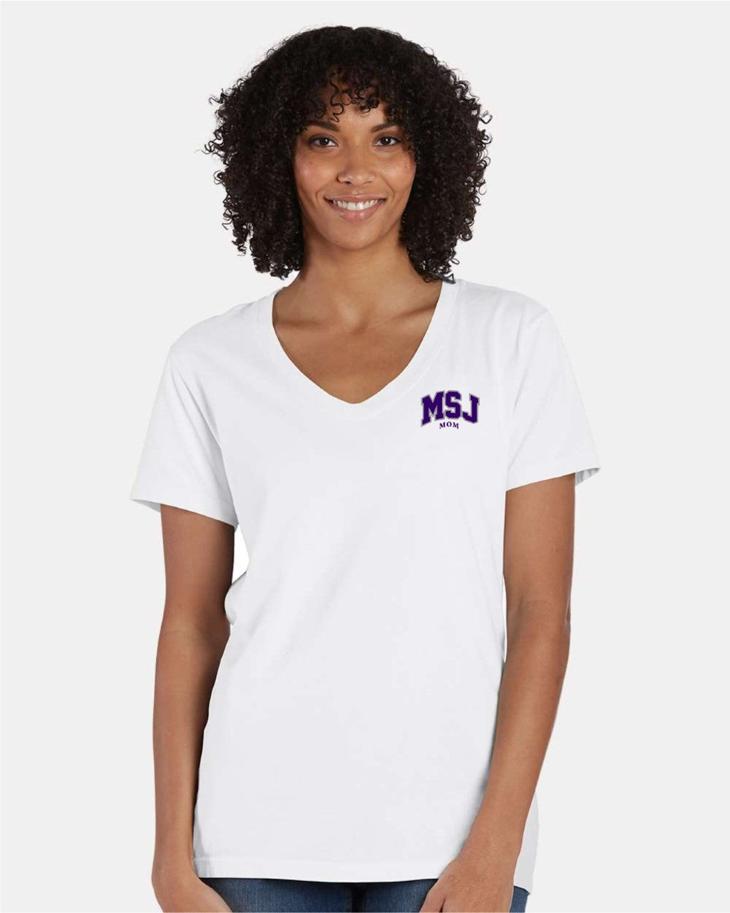 MSJ/Mom Vneck Tee
