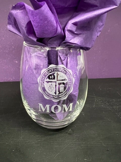 Mom Wine Glass