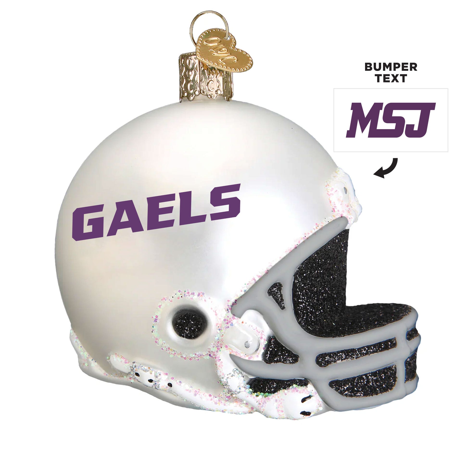 Football Helmet Ornament Mount Saint Joseph High School Store Football Helmet Ornament Mount Saint Joseph High School Store
