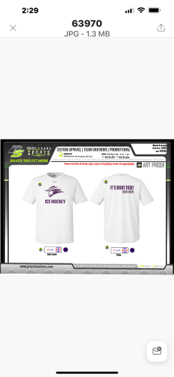 UA Hockey Shirt