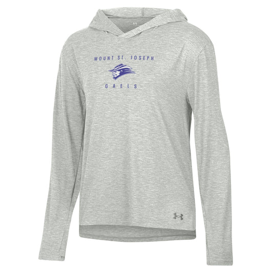 Womens UA Breezy Hooded T