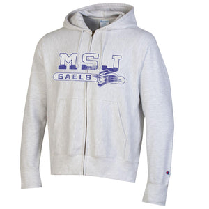 Champion Reverse Weave Full Zip Hood | Silver Gray Heather