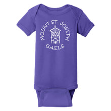 Load image into Gallery viewer, Short Sleeve Infant Onesie | Purple or White